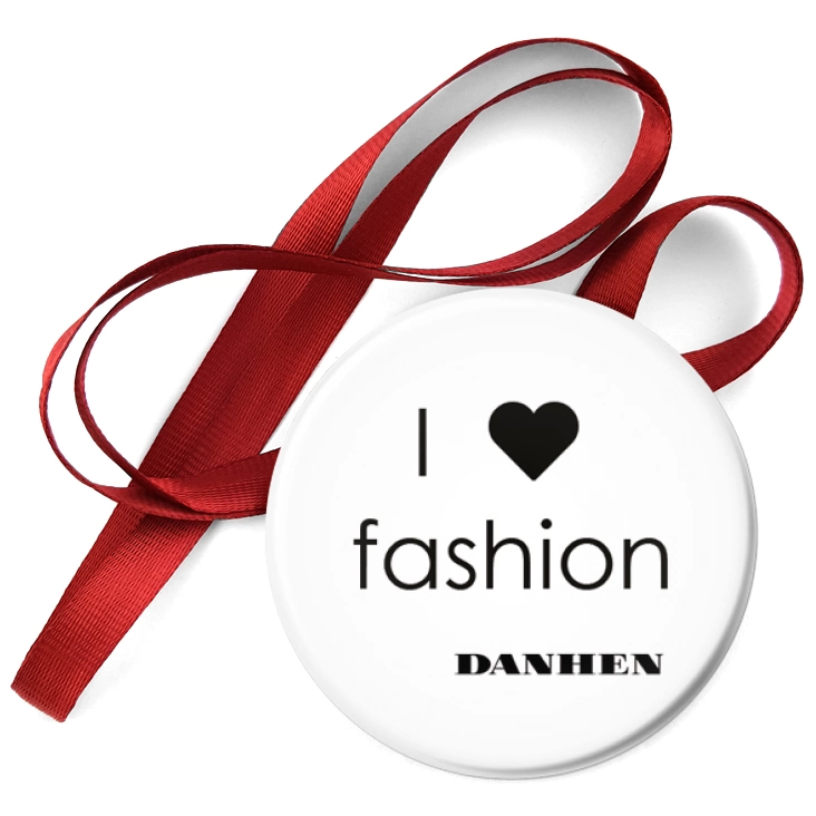 przypinka medal I love fashion