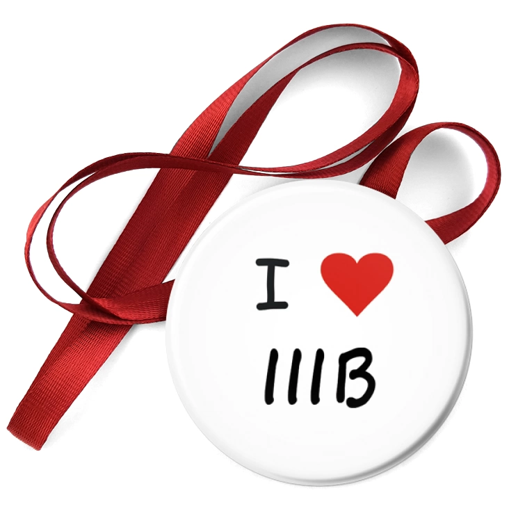 przypinka medal I love IIIB