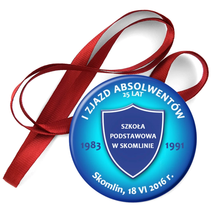 przypinka medal I Zjazd Absolwentów