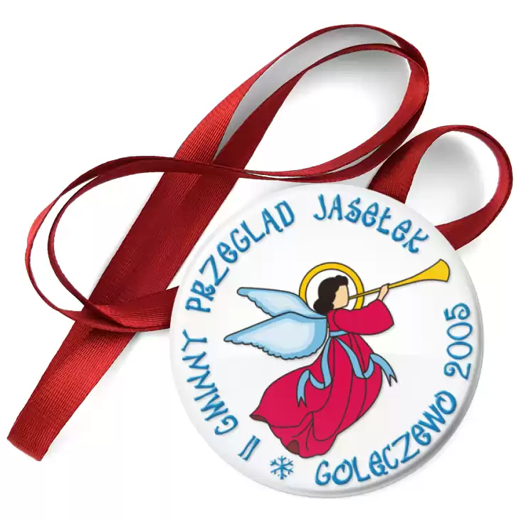przypinka medal II Gminny Przegląd Jasełek - Golęczewo 2005