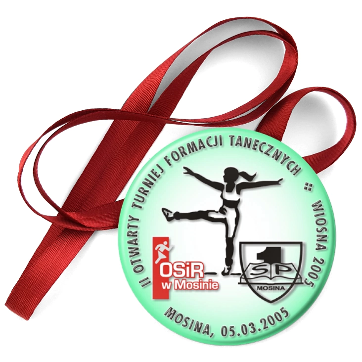 przypinka medal II Otwarty Turniej Formacji Tanecznych