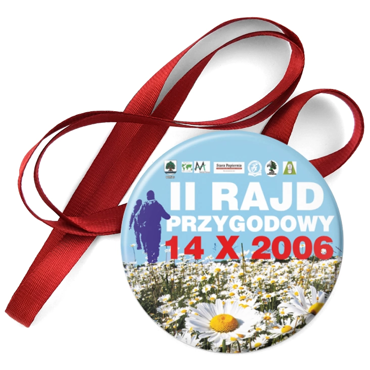 przypinka medal II Rajd Przygodowy