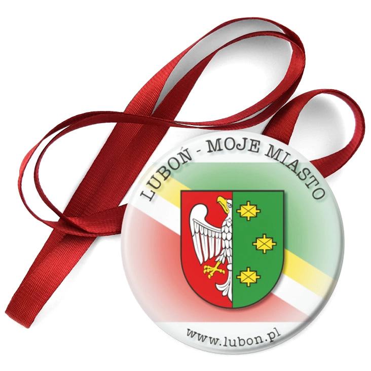 przypinka medal Luboń - Moje Miasto