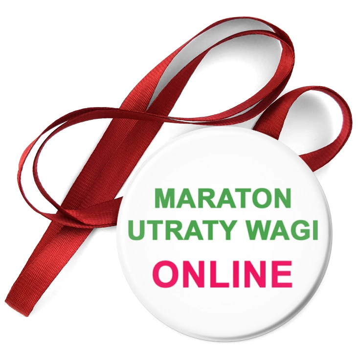 przypinka medal Maraton utraty wagi