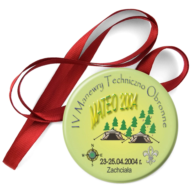 przypinka medal MATEO 2004