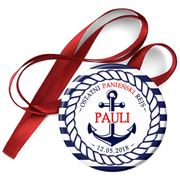 przypinka medal Ostatni panieński rejs