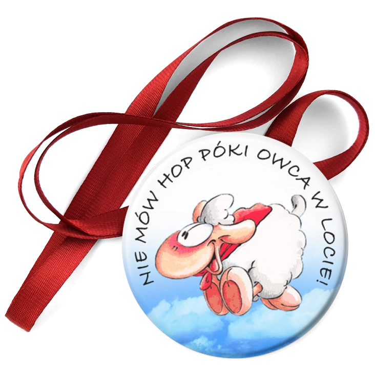 przypinka medal Owca