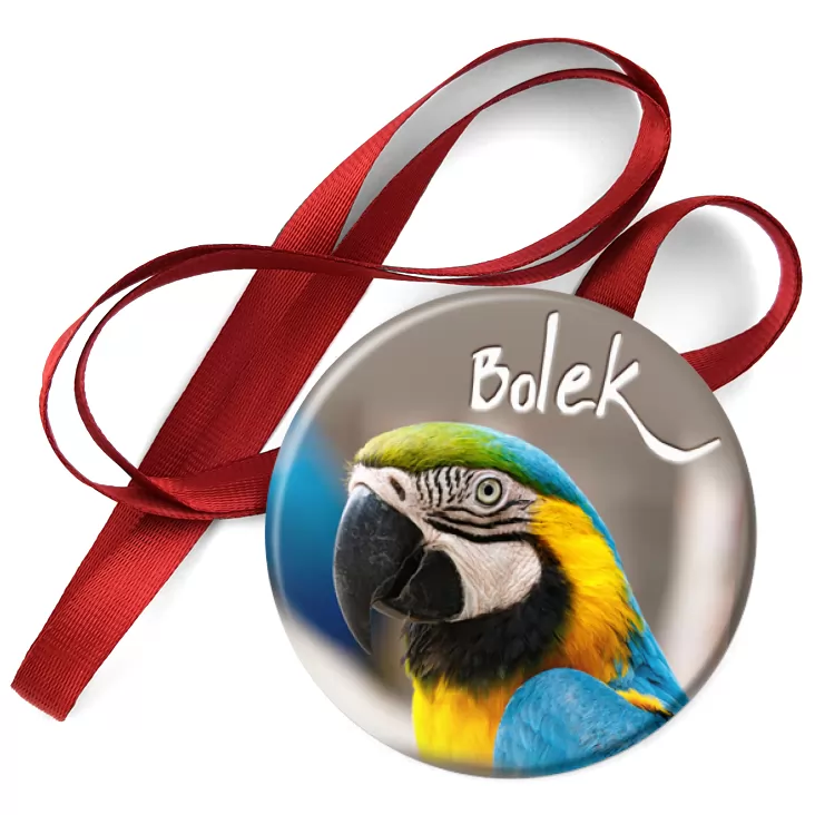 przypinka medal Papugarnia BOLEK