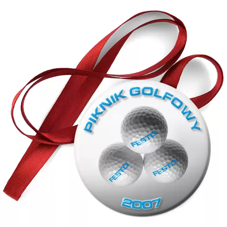 przypinka medal Piknik golfowy 2007