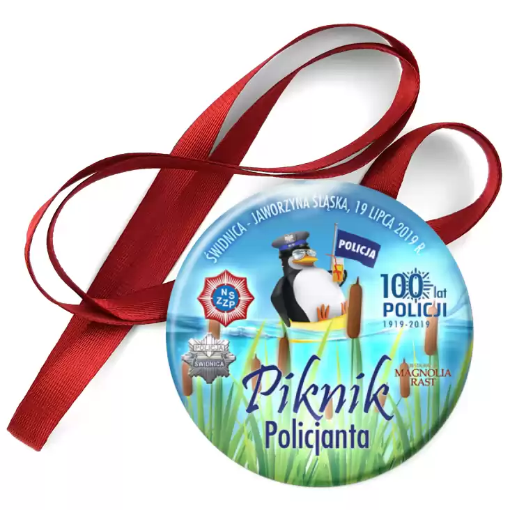 przypinka medal Piknik Policjanta - Świdnica 2019