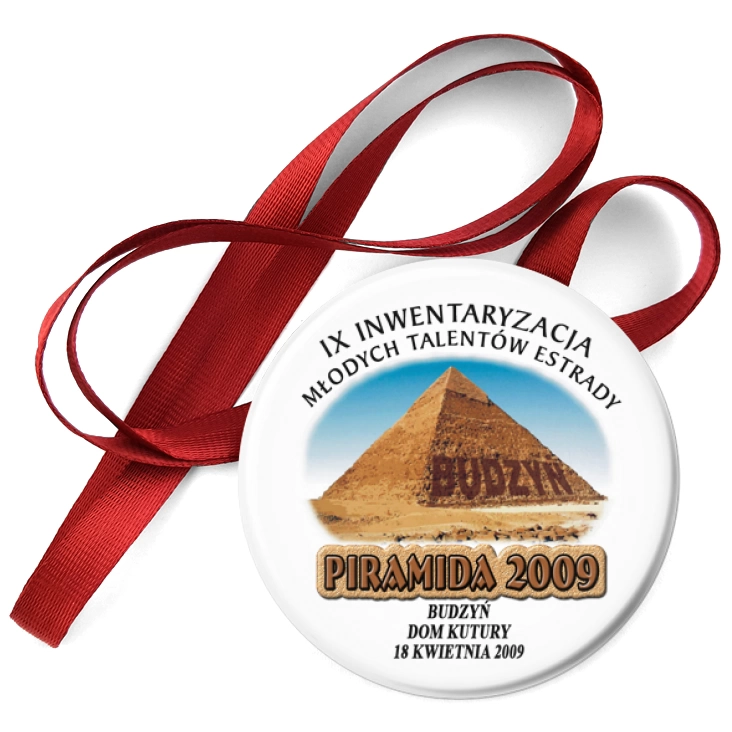 przypinka medal Piramida - Budzyń 2009