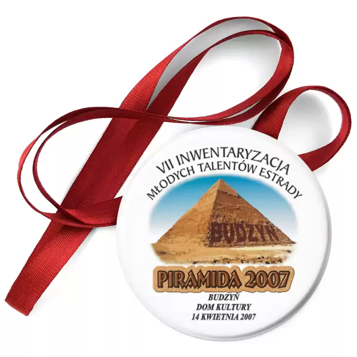 przypinka medal Piramida 2007 - Budzyń