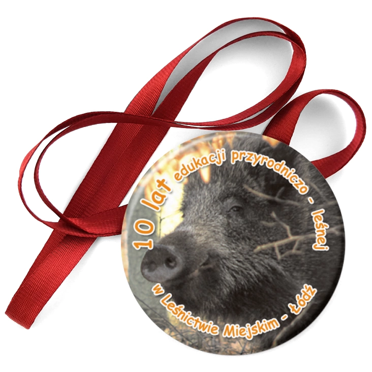 przypinka medal 10 Lat Edukacji Przyrodniczej A