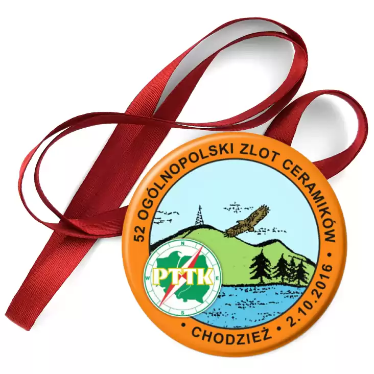 przypinka medal 52 Ogólnopolski Zlot Ceramików