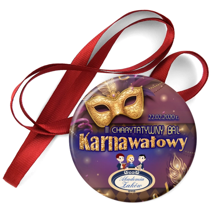 przypinka medal Bal karnawałowy