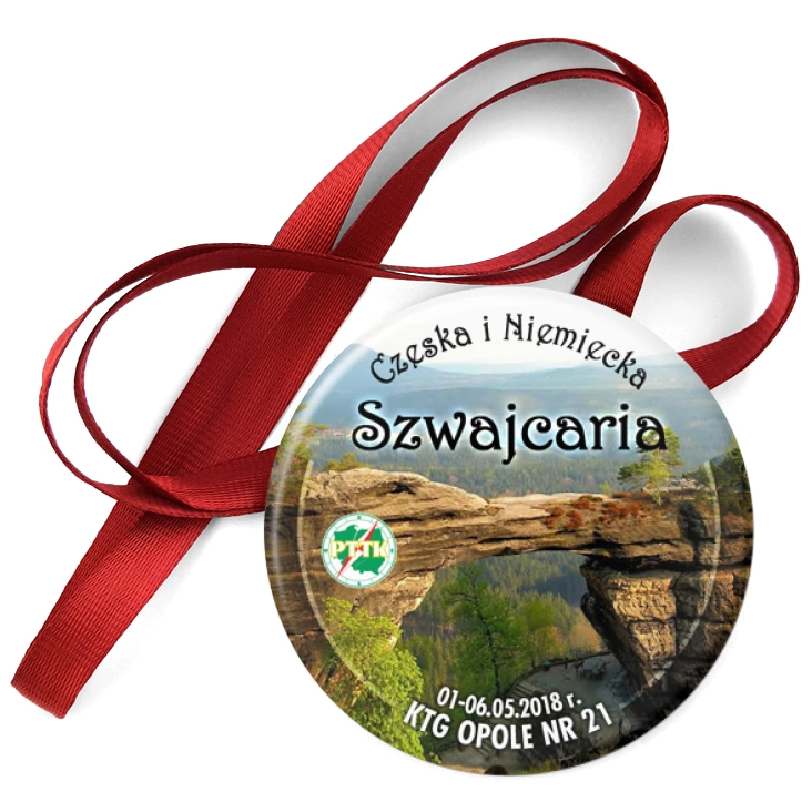 przypinka medal Czeska i Niemiecka Szwajcaria