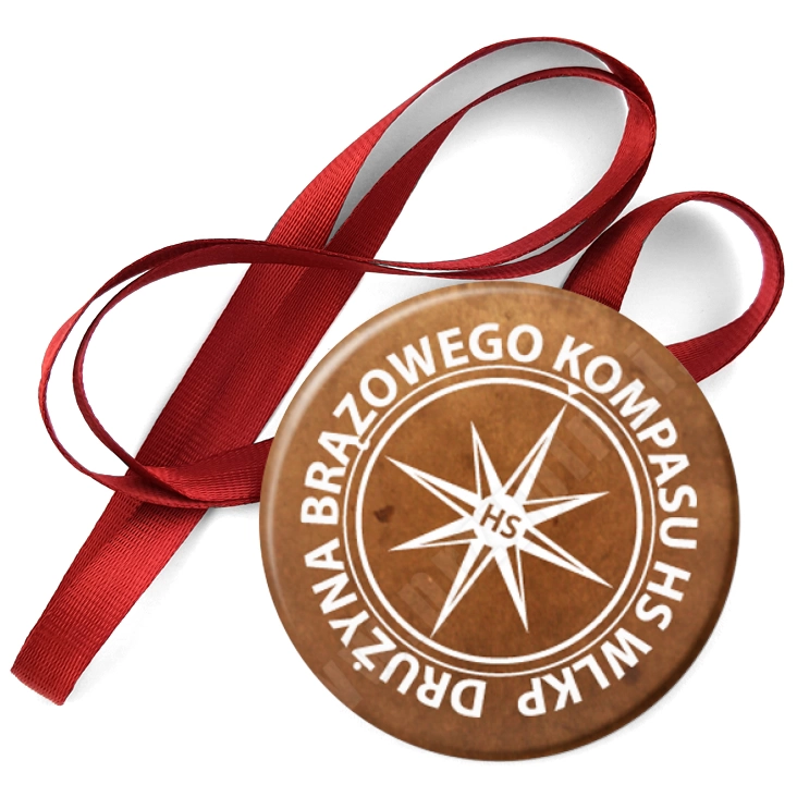 przypinka medal Drużyna Brązowego Kompasu