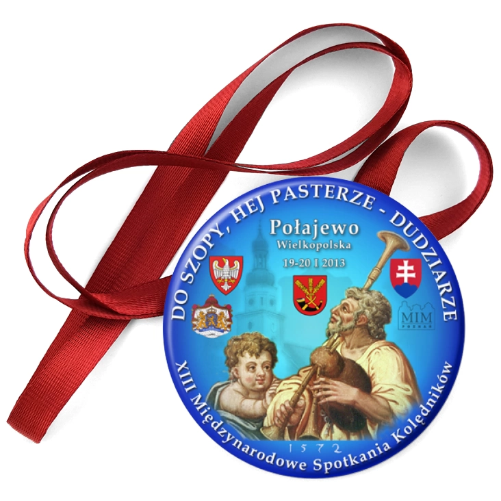 przypinka medal Dudziarze 2013