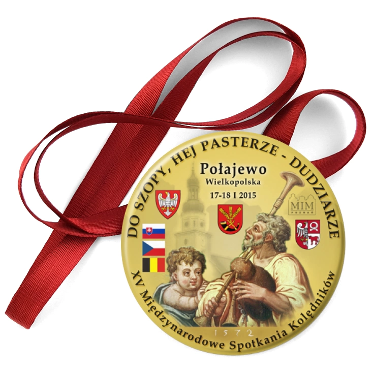 przypinka medal Dudziarze 2015