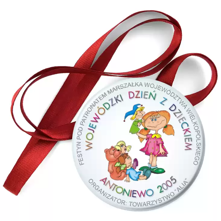 przypinka medal Dzień Dziecka Antoniewo 2005