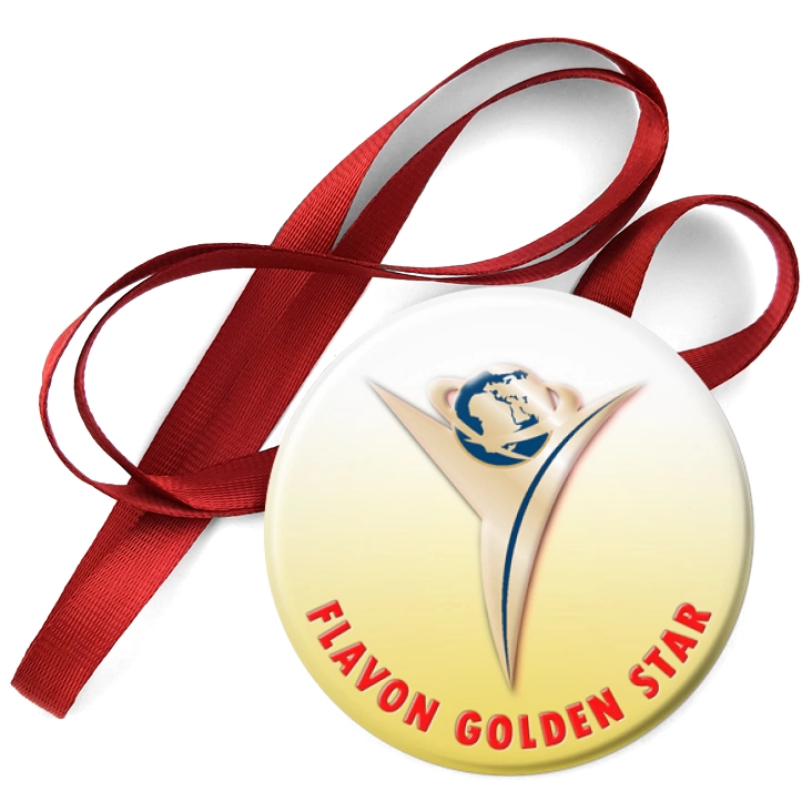 przypinka medal FLAVON GOLDEN STAR