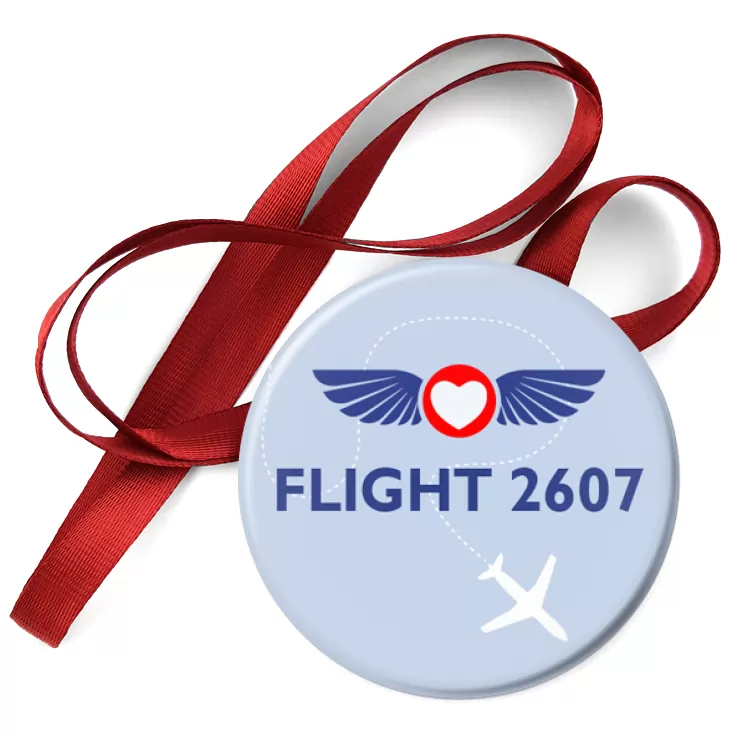 przypinka medal Flight 2607