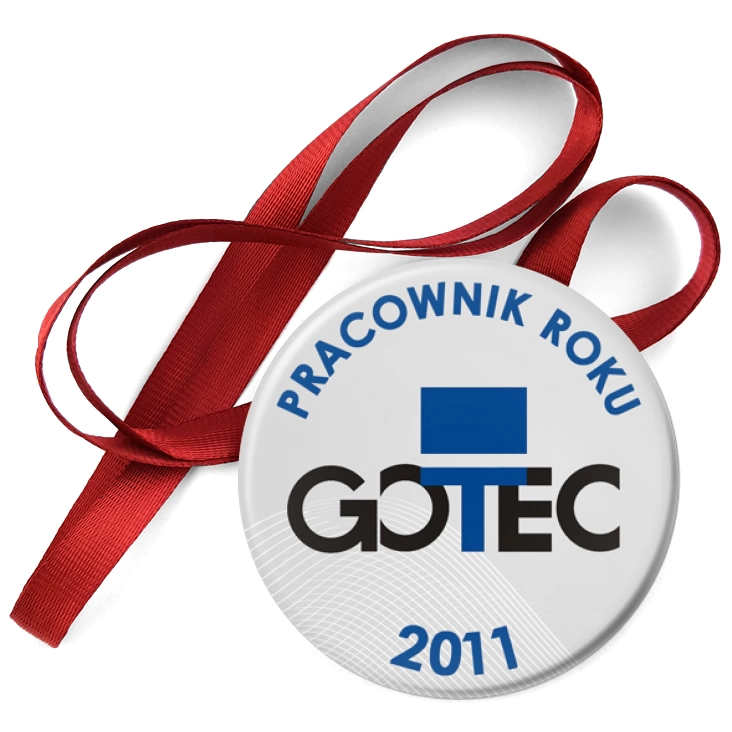 przypinka medal Gotec - Pracownik Roku 2011