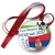 Przypinka medal Gra Miejska - Poznań 2012 - Serbia