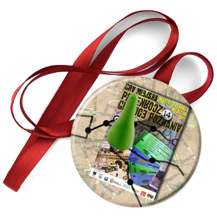 przypinka medal Gra Miejska Poznań
