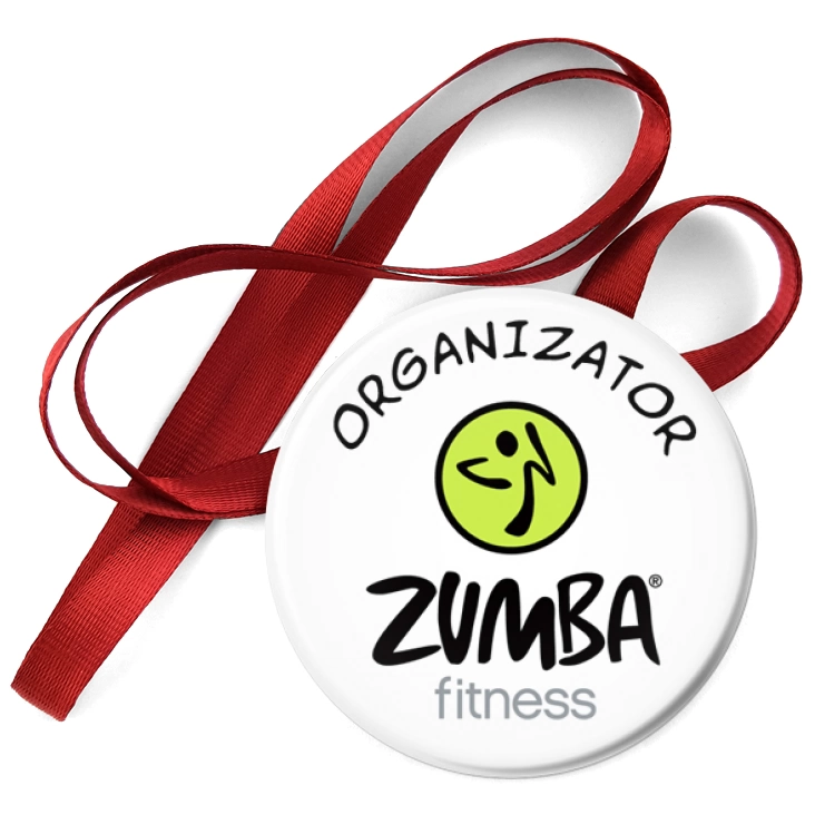 przypinka medal I love Zumba Fitnes - organizator