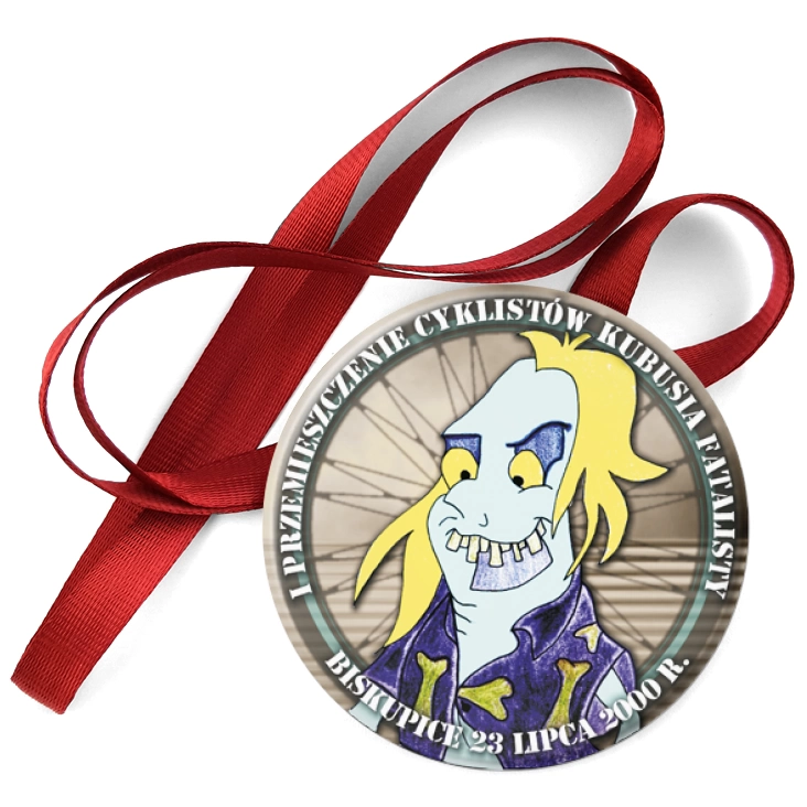 przypinka medal I Przemieszczenie Cyklistów Kubusia Fatalisty