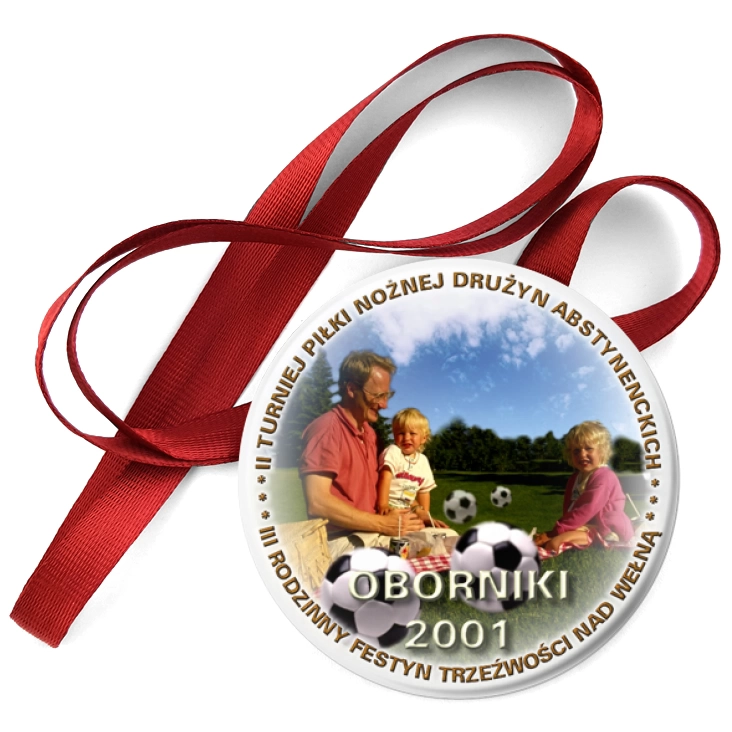 przypinka medal II Turniej Piłki Nożnej Drużyn Abstynenckich