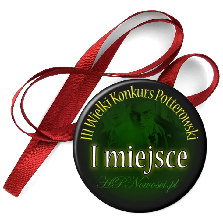 przypinka medal III Wielki Konkurs Potterowski