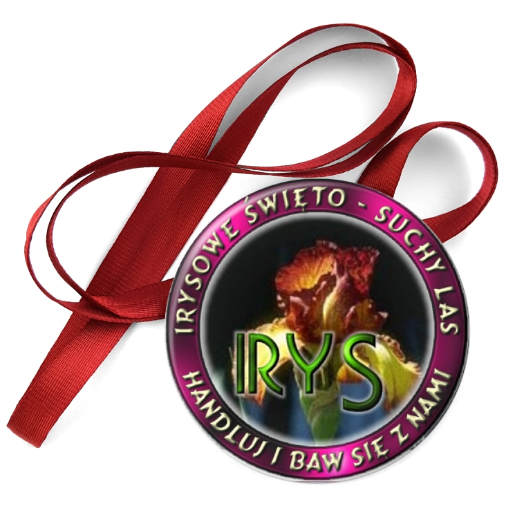 przypinka medal Irysowe Święto - Suchy Las