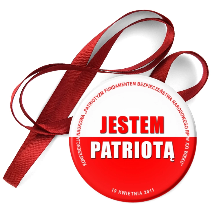 przypinka medal Jestem Patriotą