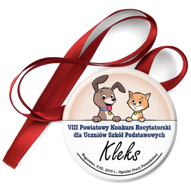 przypinka medal Kleks 2019