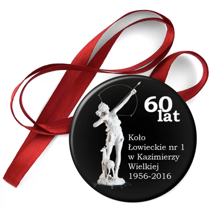 przypinka medal Koło Łowieckie w Kazimierzy Wielkiej