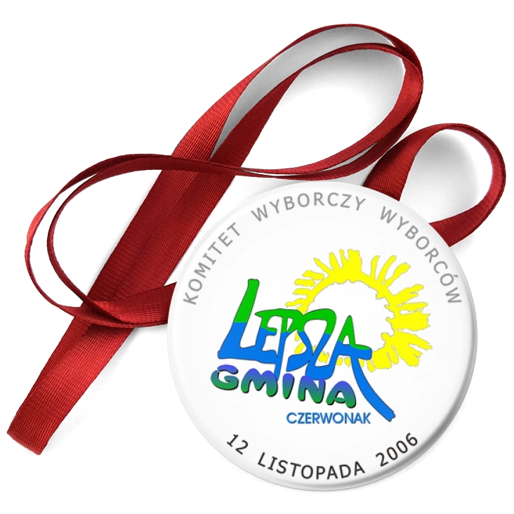 przypinka medal Lepsza Gmina Czerwonak 2006