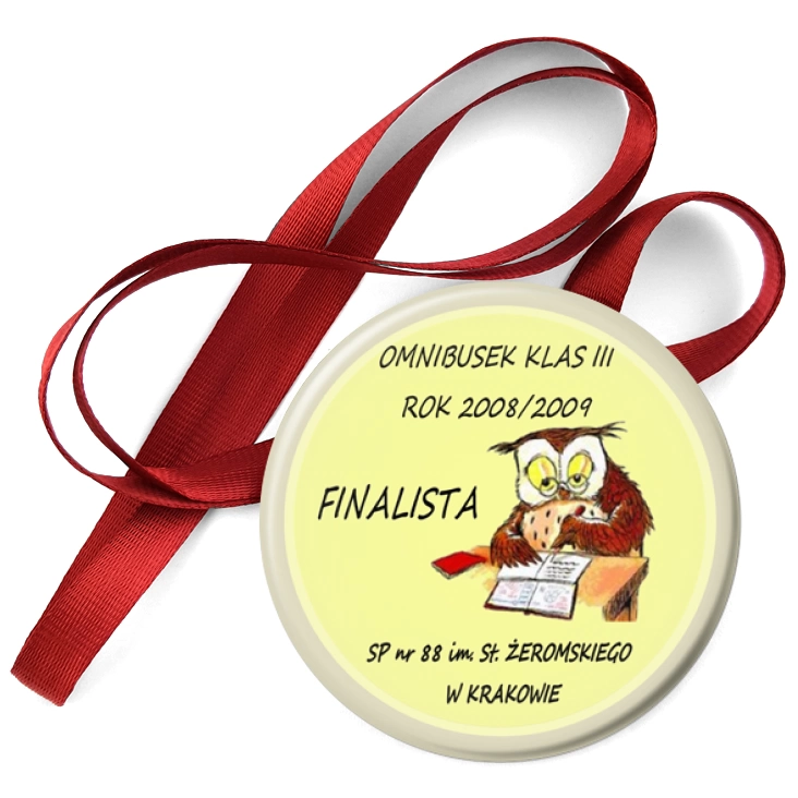 przypinka medal Omnibusek Finalista