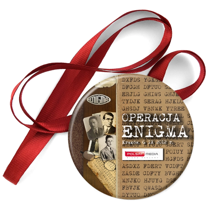 przypinka medal Operacja Enigma