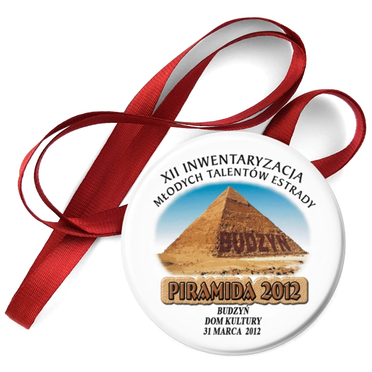 przypinka medal Piramida 2012 - Budzyń
