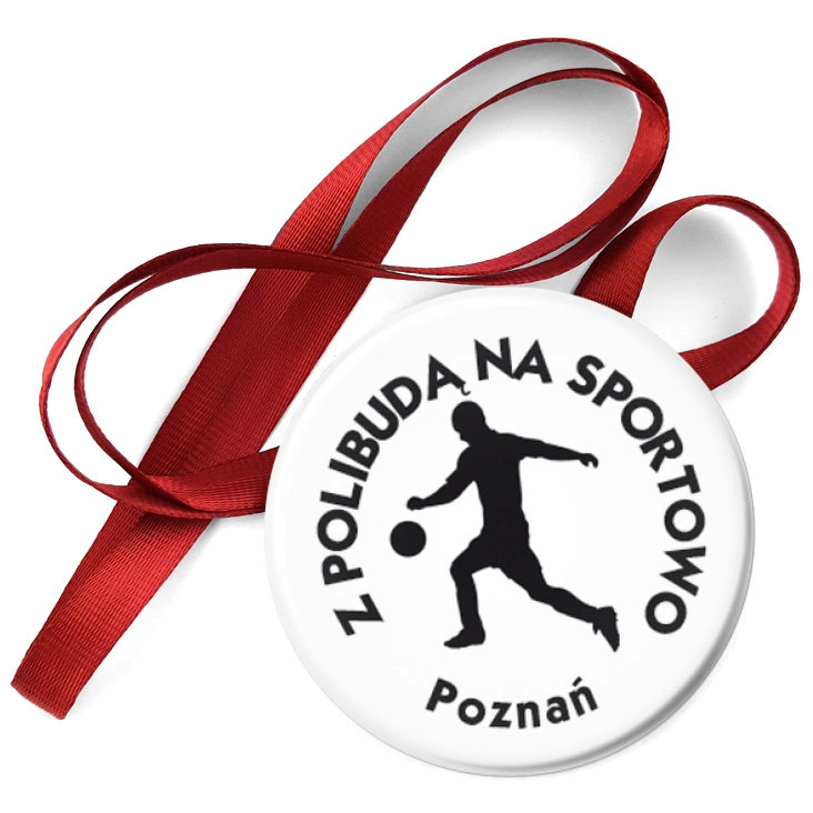 przypinka medal Politechnika Poznańska - Piłka Nożna