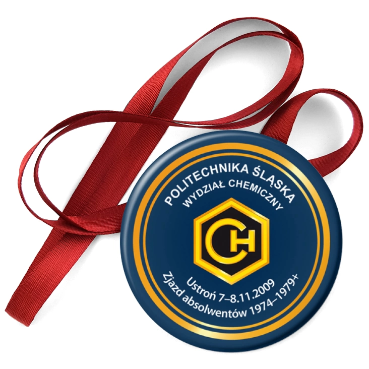 przypinka medal Politechnika Śląska