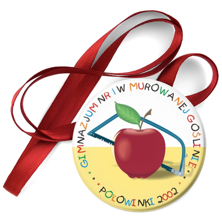 przypinka medal Połowinki Gimnazjum nr 1 w Murowanej Goślinie
