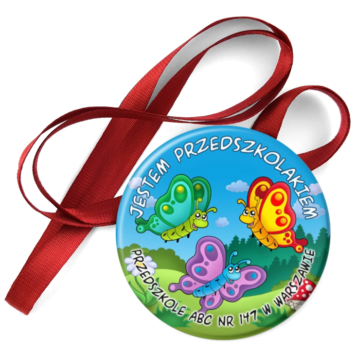 przypinka medal Przedszkole ABC nr 147 w Warszawie