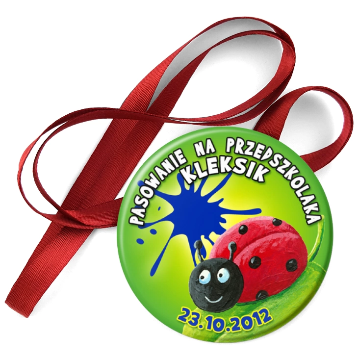 przypinka medal Przedszkole Kleksik - Pasowanie