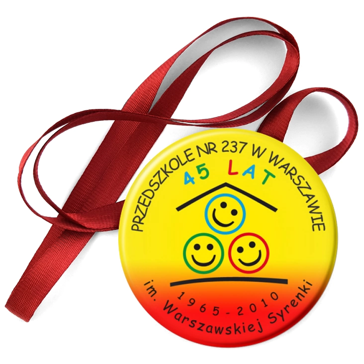 przypinka medal Przedszkole nr 237 w Warszawie