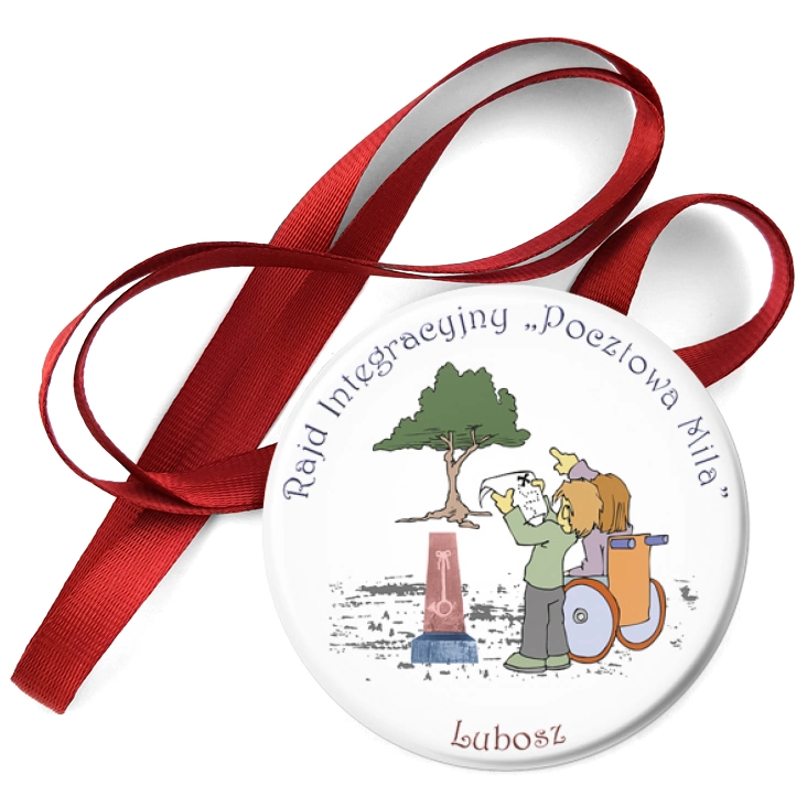 przypinka medal Rajd Integracyjny Pocztowa Mila