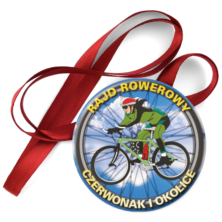 przypinka medal Rajd Rowerowy - Czerwonak i Okolice