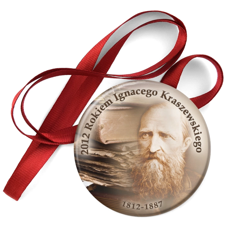przypinka medal 2012 Rokiem Ignacego Kraszewskiego